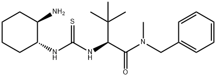 (S)-2-[[(1R,2R)-2-氨基环己基]硫脲基]-N-苄基-N,3,3-三甲基丁酰胺, 479423-21-7, 结构式
