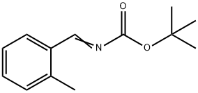 TERT-BUTYL N-[(2-METHYLPHENYL)METHYLENE]CARBAMATE, 479423-37-5, 结构式