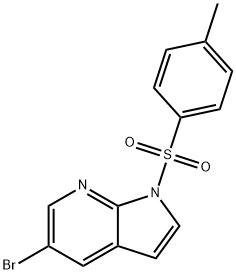 5-溴-1-[(4-甲基苯基)磺酰基]-1H-吡咯并[2,3-B]吡啶, 479552-71-1, 结构式