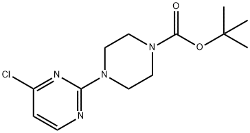 1-BOC-4-(4-氯嘧啶-2-基)哌嗪, 479691-42-4, 结构式