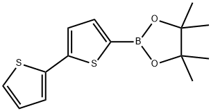 5-(4,4,5,5-テトラメチル-1,3,2-ジオキサボロラン-2-イル)-2,2'-ビチオフェン 化学構造式