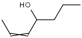 2-庚烯-4-醇 结构式