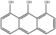 1,8,9-三羟基蒽 结构式