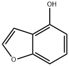 ベンゾフラン-4-オール 化学構造式