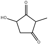 4-Hydroxy-2-methyl-1,3-cyclopentanedione Structure