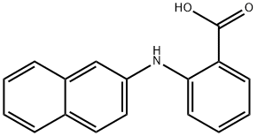 2-(2-Naphtylamino)benzoic acid Structure