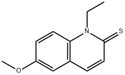 1-ethyl-6-methoxyquinoline-2(1H)-thione Structure