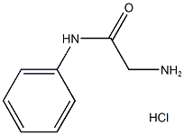 2-アミノ-N-フェニルアセトアミド塩酸塩 化学構造式