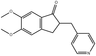 5,6-DIMETHOXY-2-PYRIDIN-4-YLMETHYL-INDAN-1-ONE Struktur