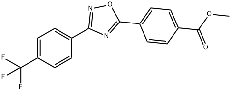 Methyl 4-(3-(4-(trifluoromethyl)phenyl)-1,2,4-oxadiazol-5-yl)benzoate Structure