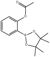 2-(4,4,5,5-TETRAMETHYL-1,3,2-DIOXABOROLAN-2-YL)PHENYL ACETATE Struktur