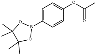 4-(4,4,5,5-TETRAMETHYL-1,3,2-DIOXABOROLAN-2-YL)PHENYL ACETATE Struktur