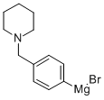 [4-(1-哌啶基甲基)苯基]溴化镁 结构式