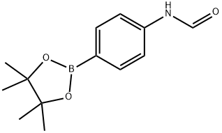 4-ホルムアミドフェニルボロン酸, ピナコールエステル 化学構造式