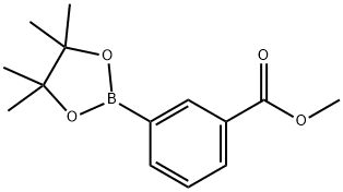 3-Methoxycarbonylphenylboronic acid pinacol ester Struktur