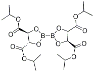 Bis(diisopropyl-D-tartrate glycolato)diboron Struktur
