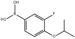 3-FLUORO-4-ISOPROPOXYPHENYLBORONIC ACID Struktur