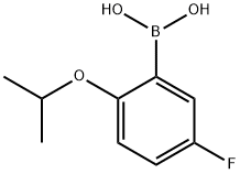 5-フルオロ-2-イソプロポキシフェニルボロン酸 化学構造式