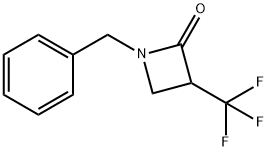 1-BENZYL-3-TRIFLUOROMETHYL-2-AZETIDINONE Structure