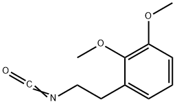2,3-二甲氧基苯乙基异氰酸酯, 480439-02-9, 结构式