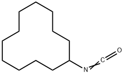 环十二烷基异氰酸酯, 480439-08-5, 结构式