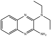 2-DIETHYLAMINO-3-AMINOQUINOXALINE 结构式