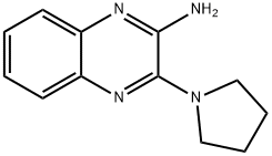 3-(吡咯烷-1-基)喹喔啉-2-胺 结构式