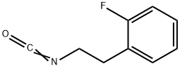 2-FLUOROPHENETHYL ISOCYANATE  97 化学構造式