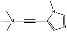 5-[(Trimethylsilyl)ethynyl])-1-methylimidazole Struktur