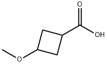 3-甲氧基环丁烷羧酸,480450-03-1,结构式