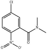 N,N-ジメチル5-クロロ-2-ニトロベンズアミド 化学構造式