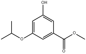 METHYL 3-HYDROXY-5-ISOPROPOXYBENZOATE Struktur