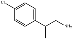 4-クロロ-β-メチルフェネチルアミン 化学構造式