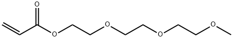 プロペン酸2-[2-(2-メトキシエトキシ)エトキシ]エチル 化学構造式