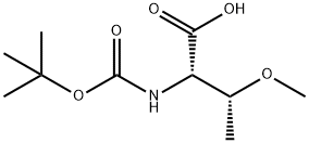 BOC-THR(ME)-OH Structure