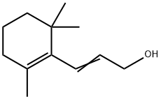 3-(2,6,6-Trimethyl-1-cyclohexene-1-yl)allyl alcohol Struktur