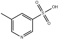 5-メチルピリジン-3-スルホン酸 化学構造式