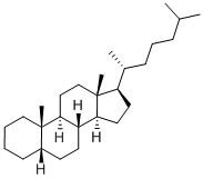 5β-コレスタン 化学構造式