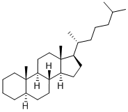 (13β)-5α-コレスタン 化学構造式