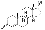 表睾酮, 481-30-1, 结构式