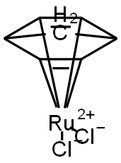Dichloro-norbornadiene-ruthenium(II) Structure
