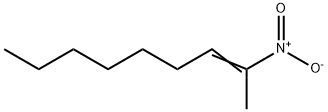 2-ニトロ-2-ノネン 化学構造式