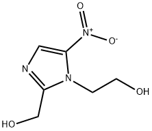 羟基甲硝唑,4812-40-2,结构式