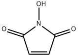 1-ヒドロキシ-3-ピロリン-2,5-ジオン 化学構造式