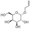 アリルα-D-ガラクトピラノシド 化学構造式