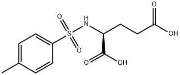 N-(p-Tolylsulphonyl)-L-glutamic acid Struktur