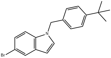 1-[4-(tert-Butyl)benzyl]-5-bromo-1H-indole Structure