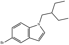 5-bromo-1-(2-ethylbutyl)-1H-indole,481630-90-4,结构式