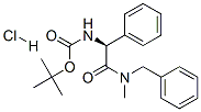TERT-BUTYL {(1S)-2-[BENZYL(METHYL)AMINO]-2-OXO-1-PHENYLETHYL}CARBAMATE HYDROCHLORIDE Structure