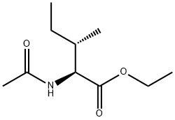乙酰基-L-异亮氨酸乙酯, 4819-22-1, 结构式